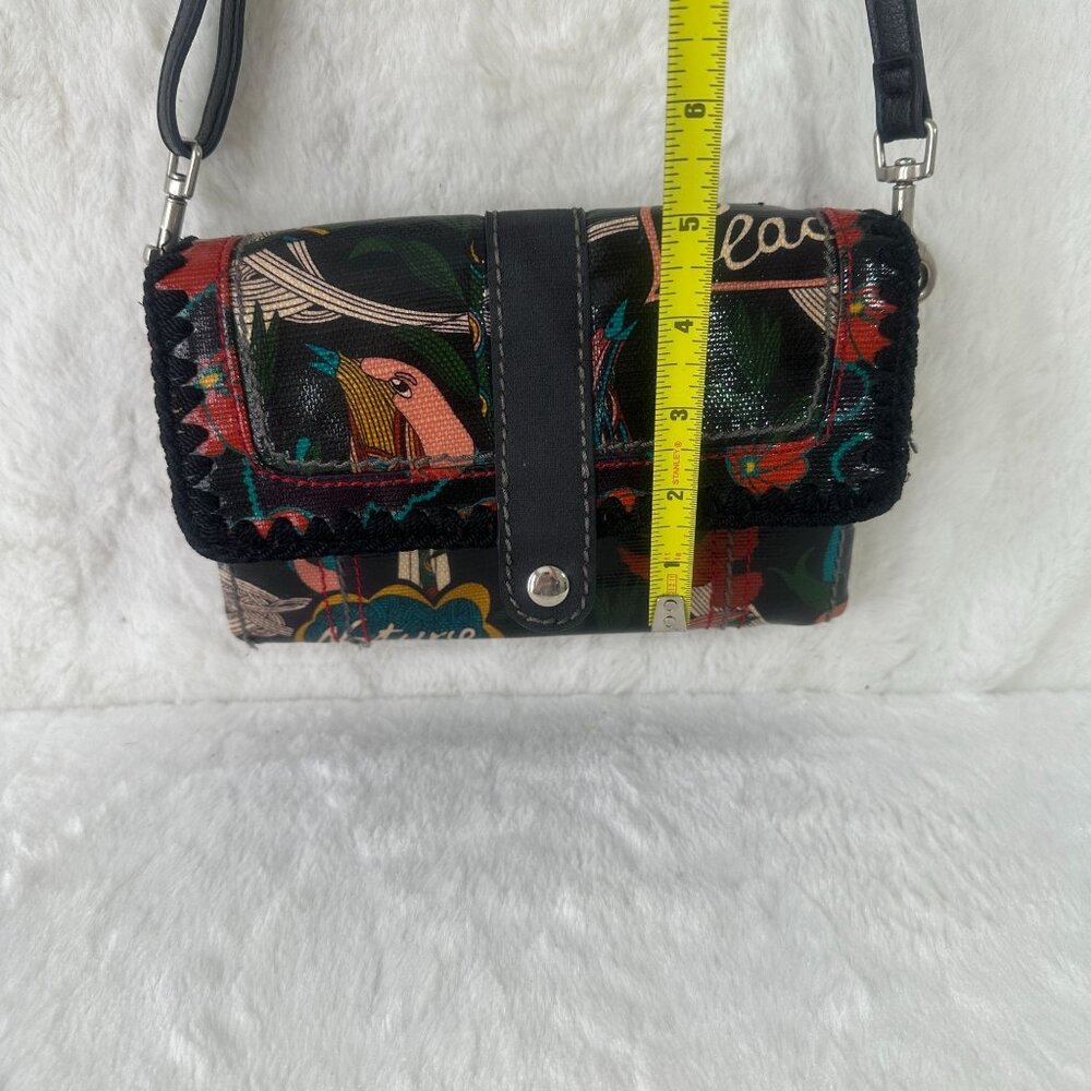 Sakroots Crossbody Bag With Adjustable Strap Artist Circle Birds Peace - Picture 9 of 9